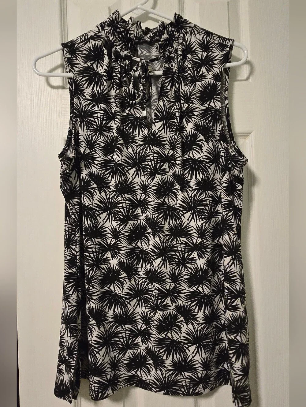 Michael Kors Tropical Top, Size Large - Picture 1 of 6